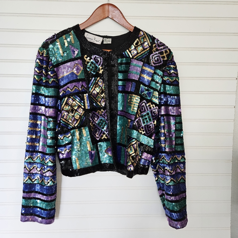 Vintage Laurence Kazar Sequin